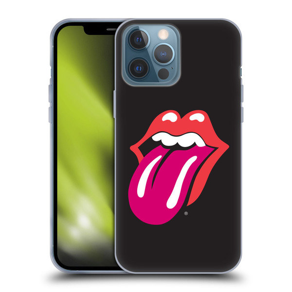 The Rolling Stones Graphics Pink Tongue Soft Gel Case for Apple iPhone 13 Pro Max