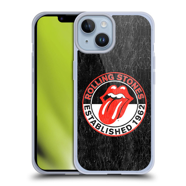 The Rolling Stones Graphics Established 1962 Soft Gel Case for Apple iPhone 14