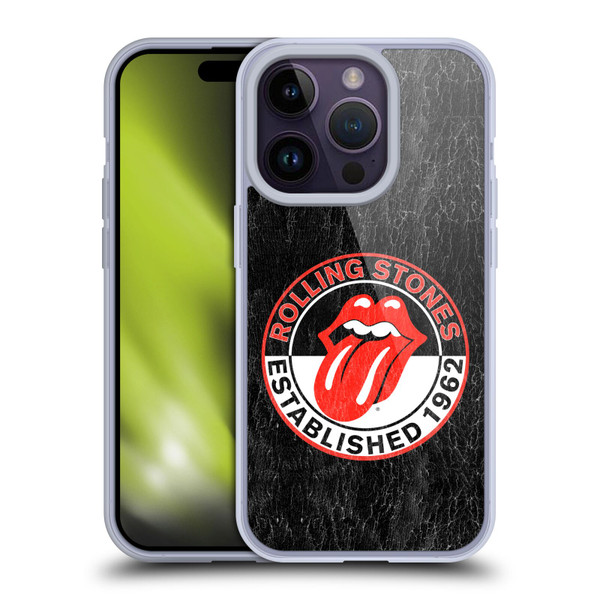 The Rolling Stones Graphics Established 1962 Soft Gel Case for Apple iPhone 14 Pro
