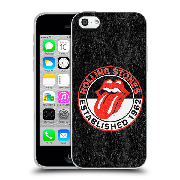 The Rolling Stones Graphics Established 1962 Soft Gel Case for Apple iPhone 5c