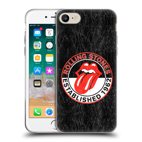 The Rolling Stones Graphics Established 1962 Soft Gel Case for Apple iPhone 7 / 8 / SE 2020 & 2022