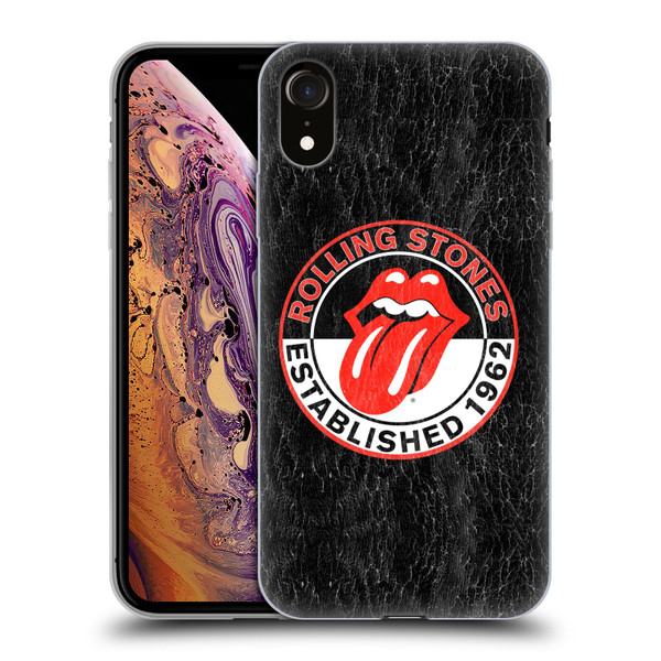 The Rolling Stones Graphics Established 1962 Soft Gel Case for Apple iPhone XR