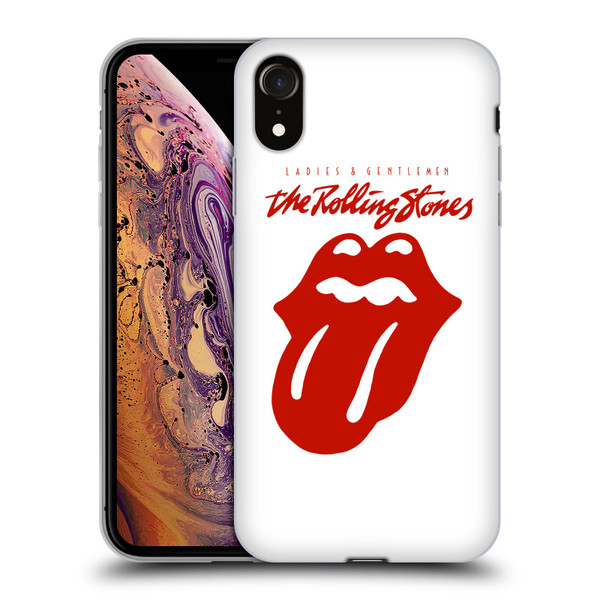 The Rolling Stones Graphics Ladies and Gentlemen Movie Soft Gel Case for Apple iPhone XR