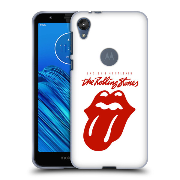 The Rolling Stones Graphics Ladies and Gentlemen Movie Soft Gel Case for Motorola Moto E6