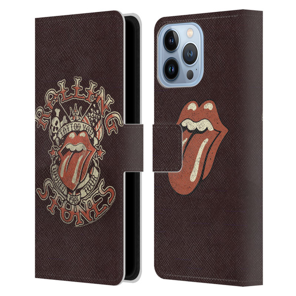 The Rolling Stones Tours Tattoo You 1981 Leather Book Wallet Case Cover For Apple iPhone 13 Pro Max