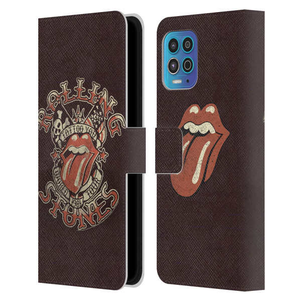 The Rolling Stones Tours Tattoo You 1981 Leather Book Wallet Case Cover For Motorola Moto G100