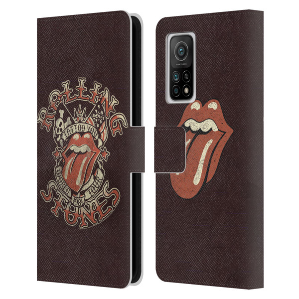 The Rolling Stones Tours Tattoo You 1981 Leather Book Wallet Case Cover For Xiaomi Mi 10T 5G