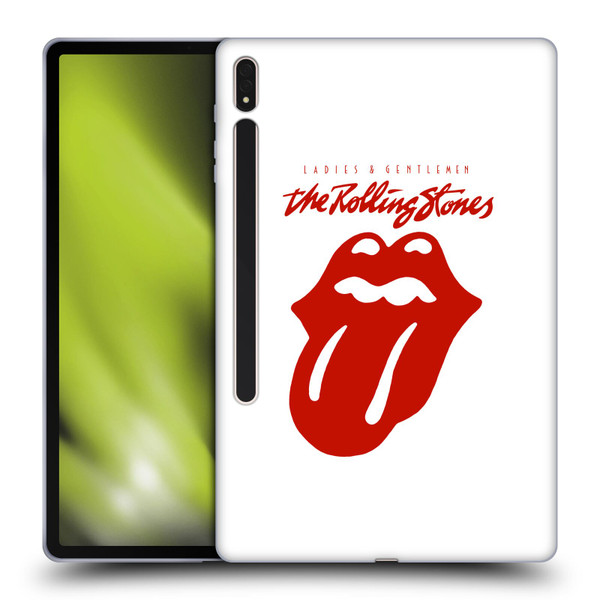 The Rolling Stones Graphics Ladies and Gentlemen Movie Soft Gel Case for Samsung Galaxy Tab S8 Plus