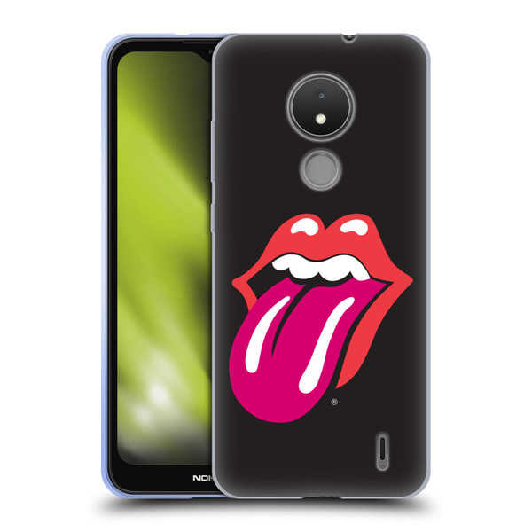 The Rolling Stones Graphics Pink Tongue Soft Gel Case for Nokia C21