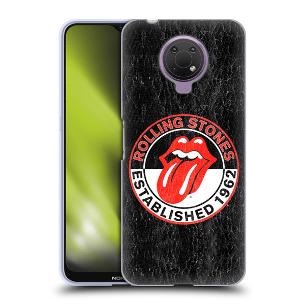 The Rolling Stones Graphics Established 1962 Soft Gel Case for Nokia G10