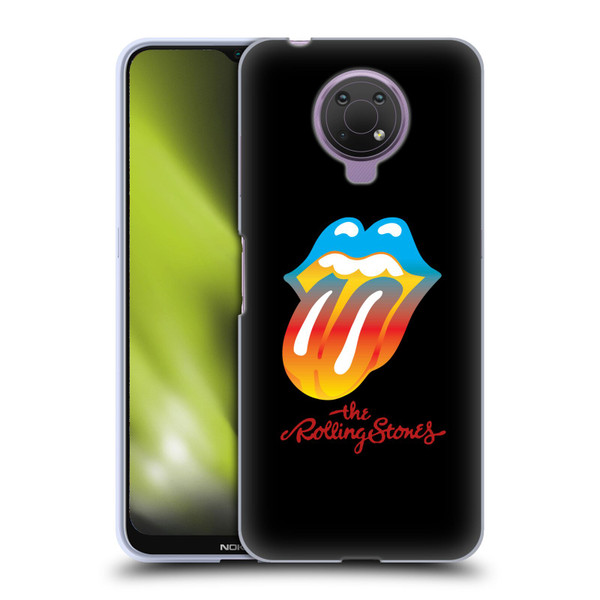 The Rolling Stones Graphics Rainbow Tongue Soft Gel Case for Nokia G10