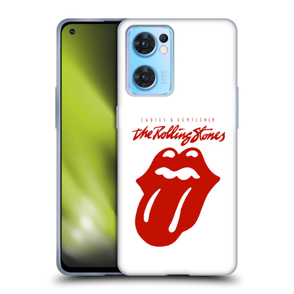 The Rolling Stones Graphics Ladies and Gentlemen Movie Soft Gel Case for OPPO Reno7 5G / Find X5 Lite
