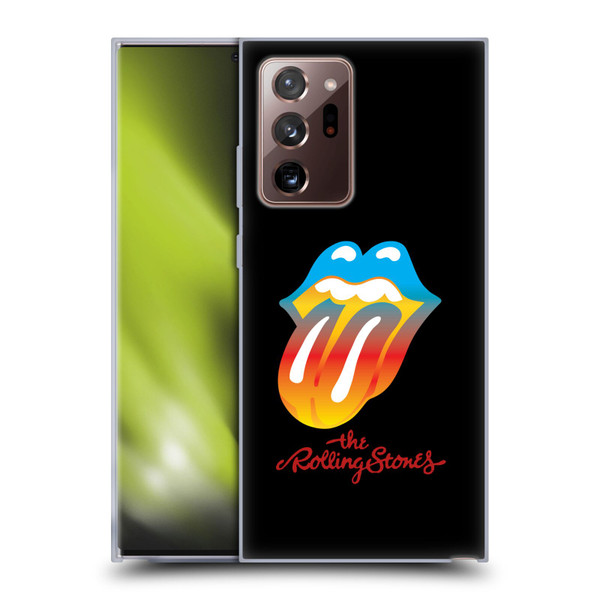 The Rolling Stones Graphics Rainbow Tongue Soft Gel Case for Samsung Galaxy Note20 Ultra / 5G