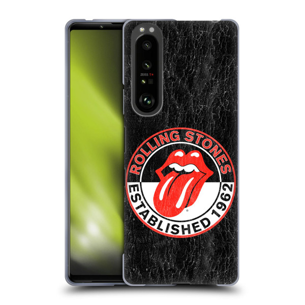 The Rolling Stones Graphics Established 1962 Soft Gel Case for Sony Xperia 1 III
