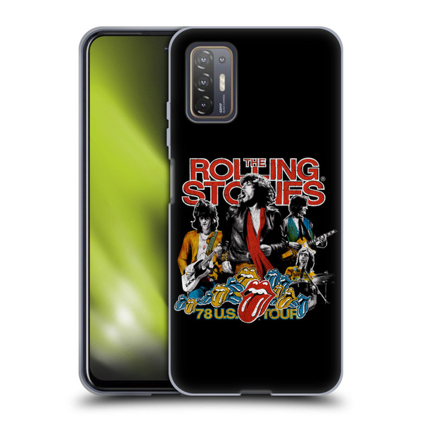 The Rolling Stones Key Art 78 US Tour Vintage Soft Gel Case for HTC Desire 21 Pro 5G