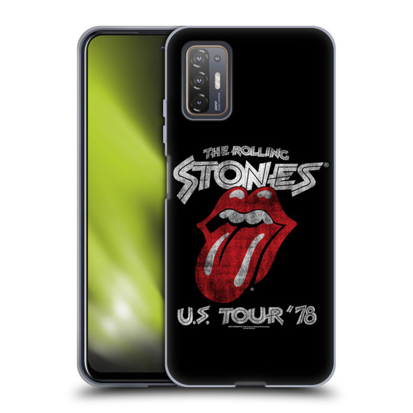The Rolling Stones Key Art US Tour 78 Soft Gel Case for HTC Desire 21 Pro 5G
