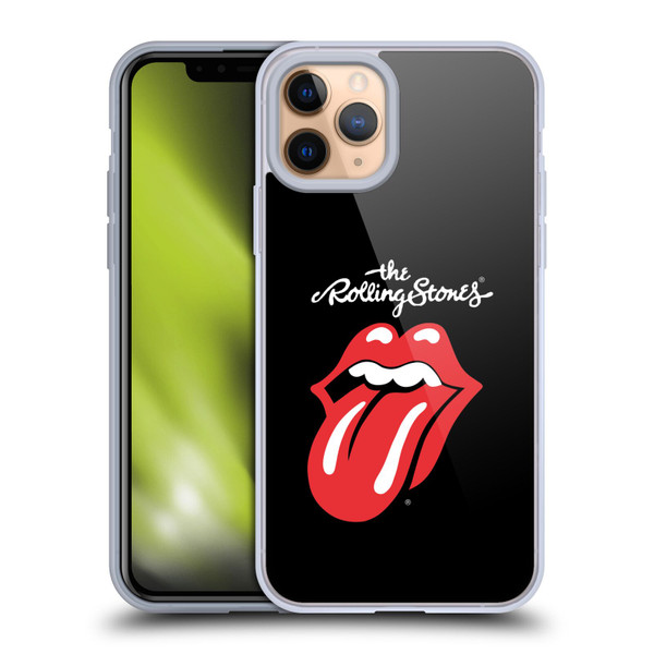 The Rolling Stones Key Art Tongue Classic Soft Gel Case for Apple iPhone 11 Pro