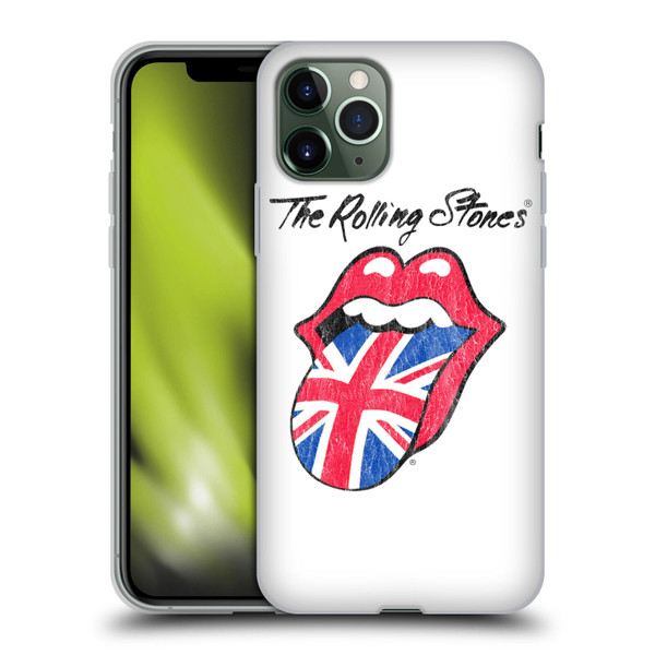 The Rolling Stones Key Art UK Tongue Soft Gel Case for Apple iPhone 11 Pro