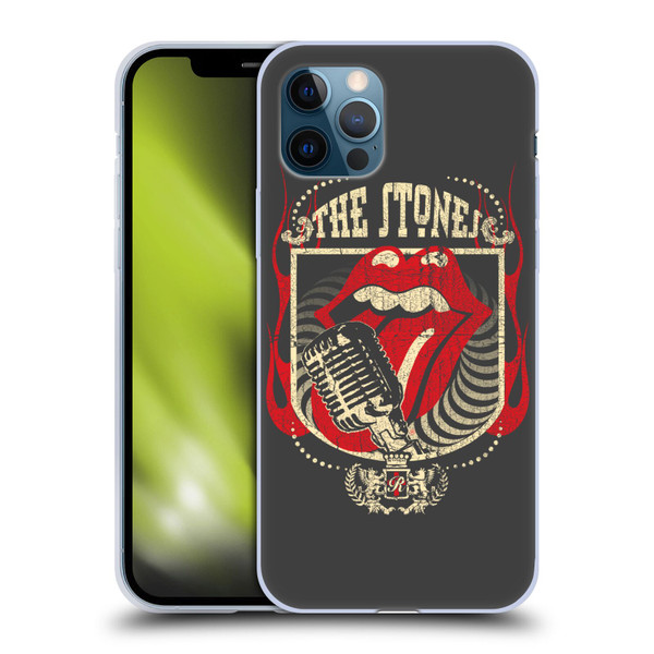 The Rolling Stones Key Art Jumbo Tongue Soft Gel Case for Apple iPhone 12 / iPhone 12 Pro