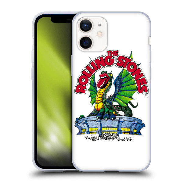 The Rolling Stones Key Art Dragon Soft Gel Case for Apple iPhone 12 Mini