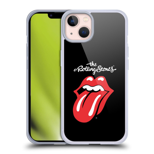 The Rolling Stones Key Art Tongue Classic Soft Gel Case for Apple iPhone 13