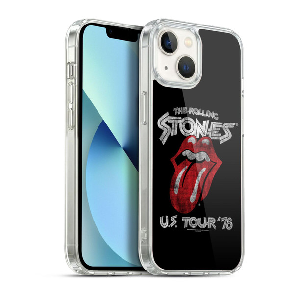 The Rolling Stones Key Art US Tour 78 Soft Gel Case for Apple iPhone 13