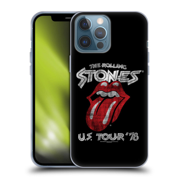 The Rolling Stones Key Art US Tour 78 Soft Gel Case for Apple iPhone 13 Pro Max