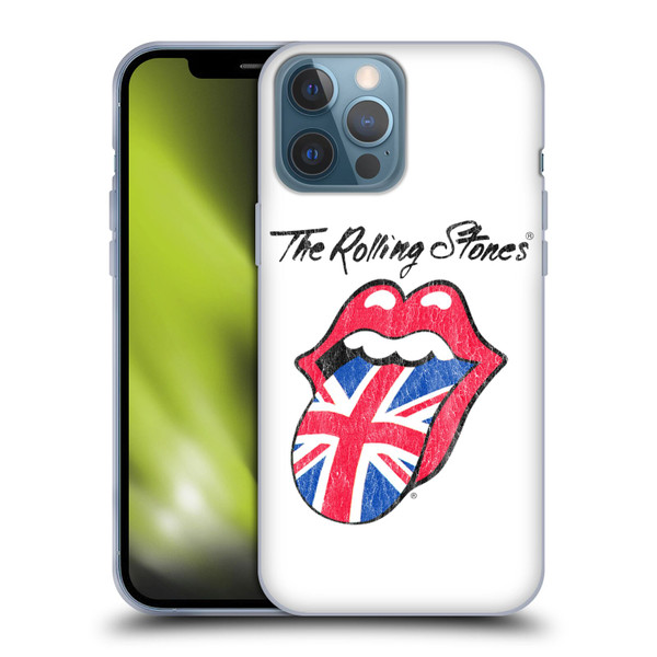 The Rolling Stones Key Art UK Tongue Soft Gel Case for Apple iPhone 13 Pro Max