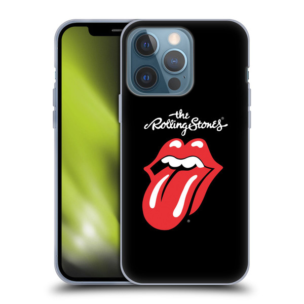 The Rolling Stones Key Art Tongue Classic Soft Gel Case for Apple iPhone 13 Pro