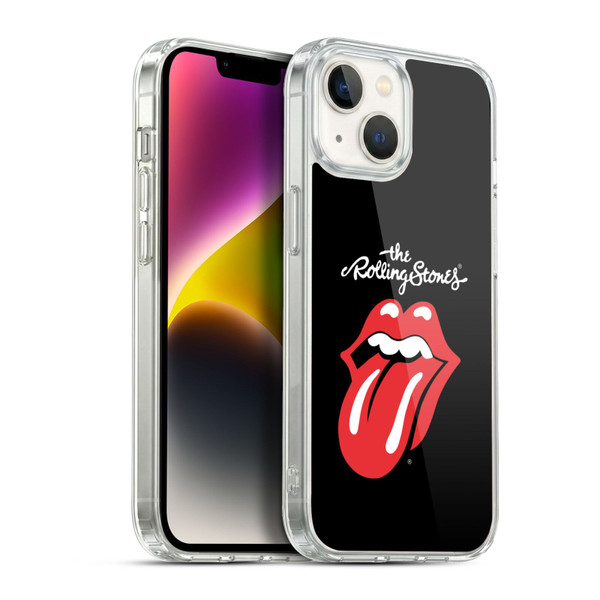 The Rolling Stones Key Art Tongue Classic Soft Gel Case for Apple iPhone 14