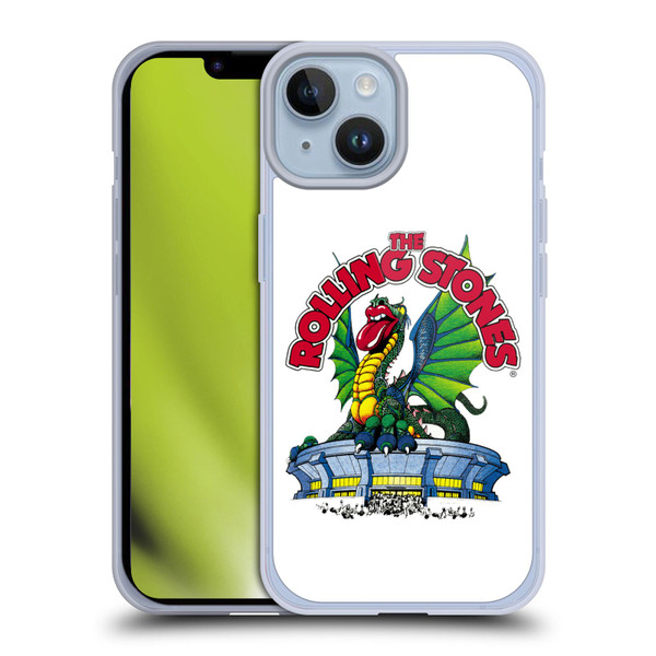 The Rolling Stones Key Art Dragon Soft Gel Case for Apple iPhone 14