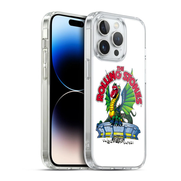 The Rolling Stones Key Art Dragon Soft Gel Case for Apple iPhone 14 Pro & MagSafe