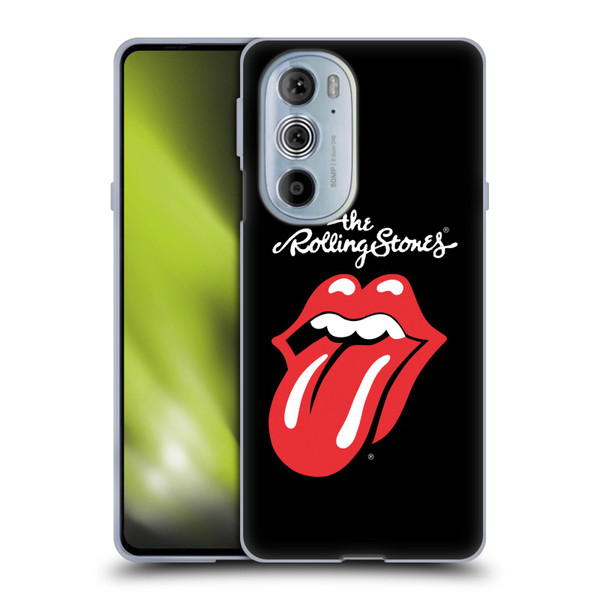 The Rolling Stones Key Art Tongue Classic Soft Gel Case for Motorola Edge X30