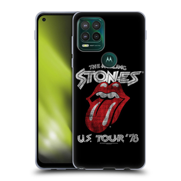 The Rolling Stones Key Art US Tour 78 Soft Gel Case for Motorola Moto G Stylus 5G 2021
