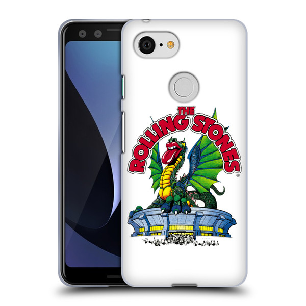 The Rolling Stones Key Art Dragon Soft Gel Case for Google Pixel 3