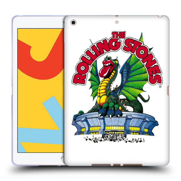 The Rolling Stones Key Art Dragon Soft Gel Case for Apple iPad 10.2 2019/2020/2021