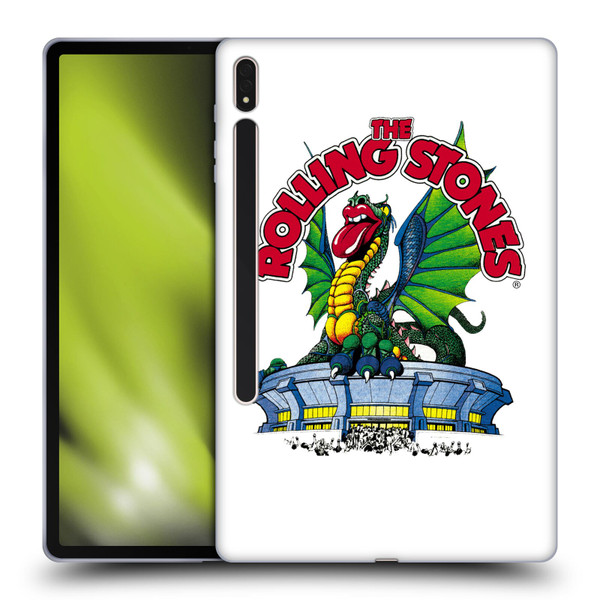 The Rolling Stones Key Art Dragon Soft Gel Case for Samsung Galaxy Tab S8 Plus