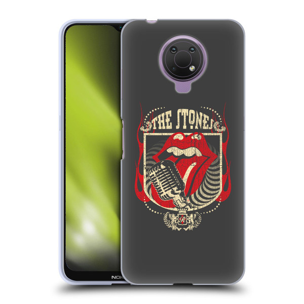 The Rolling Stones Key Art Jumbo Tongue Soft Gel Case for Nokia G10