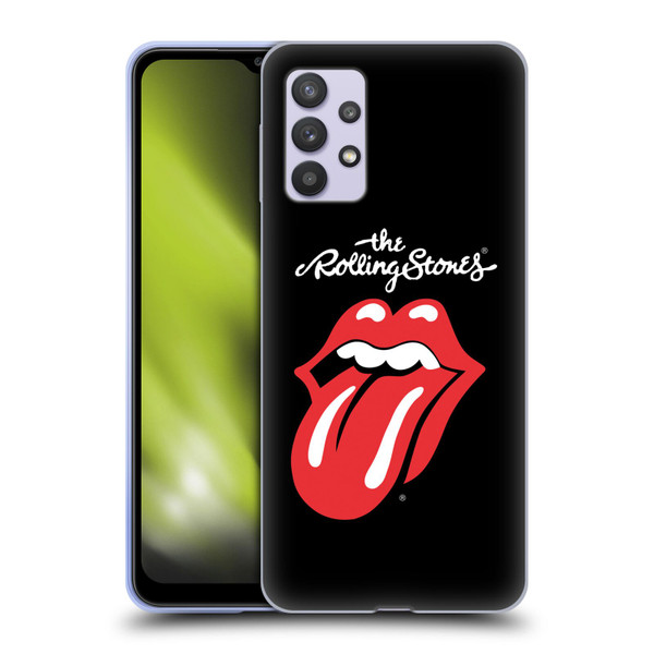 The Rolling Stones Key Art Tongue Classic Soft Gel Case for Samsung Galaxy A32 5G / M32 5G (2021)