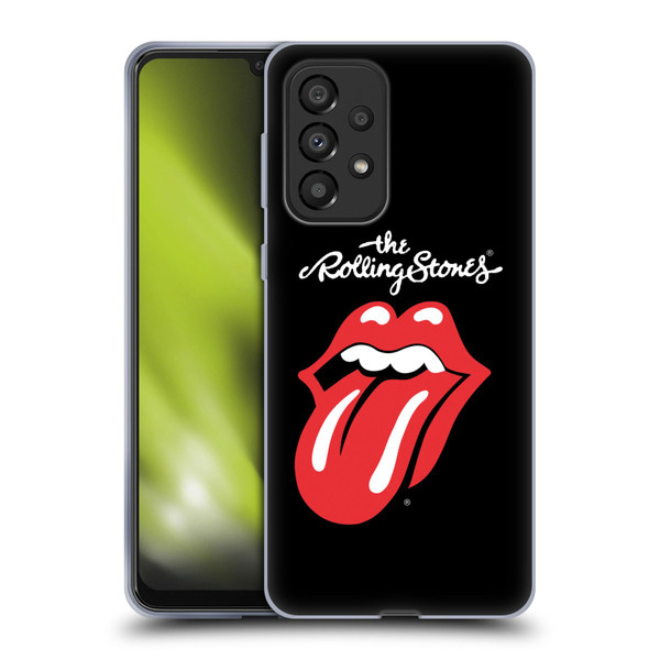 The Rolling Stones Key Art Tongue Classic Soft Gel Case for Samsung Galaxy A33 5G (2022)
