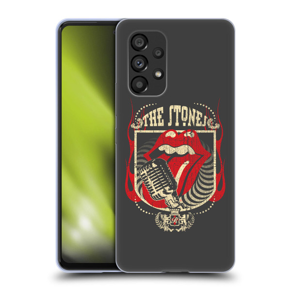 The Rolling Stones Key Art Jumbo Tongue Soft Gel Case for Samsung Galaxy A53 5G (2022)