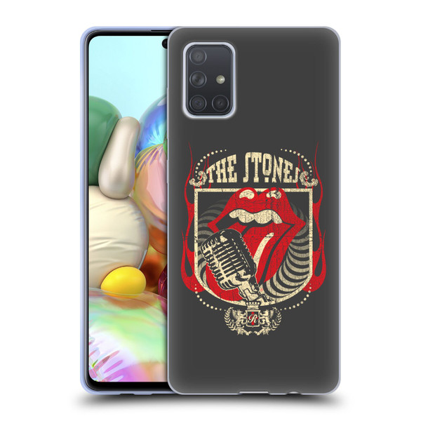 The Rolling Stones Key Art Jumbo Tongue Soft Gel Case for Samsung Galaxy A71 (2019)