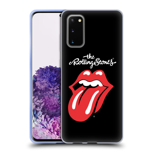 The Rolling Stones Key Art Tongue Classic Soft Gel Case for Samsung Galaxy S20 / S20 5G