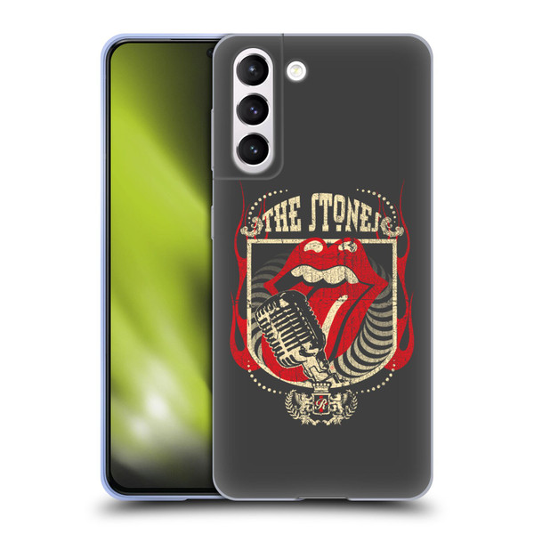The Rolling Stones Key Art Jumbo Tongue Soft Gel Case for Samsung Galaxy S21 5G
