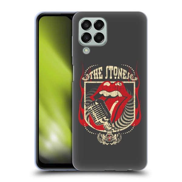 The Rolling Stones Key Art Jumbo Tongue Soft Gel Case for Samsung Galaxy M33 (2022)