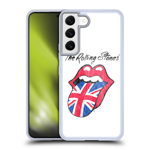 The Rolling Stones Key Art UK Tongue Soft Gel Case for Samsung Galaxy S22 5G