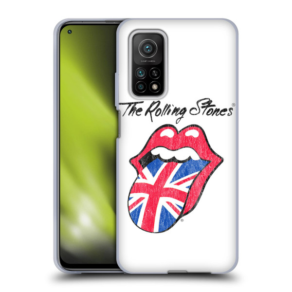 The Rolling Stones Key Art UK Tongue Soft Gel Case for Xiaomi Mi 10T 5G