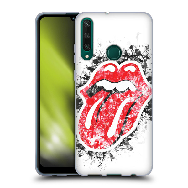 The Rolling Stones Licks Collection Distressed Look Tongue Soft Gel Case for Huawei Y6p