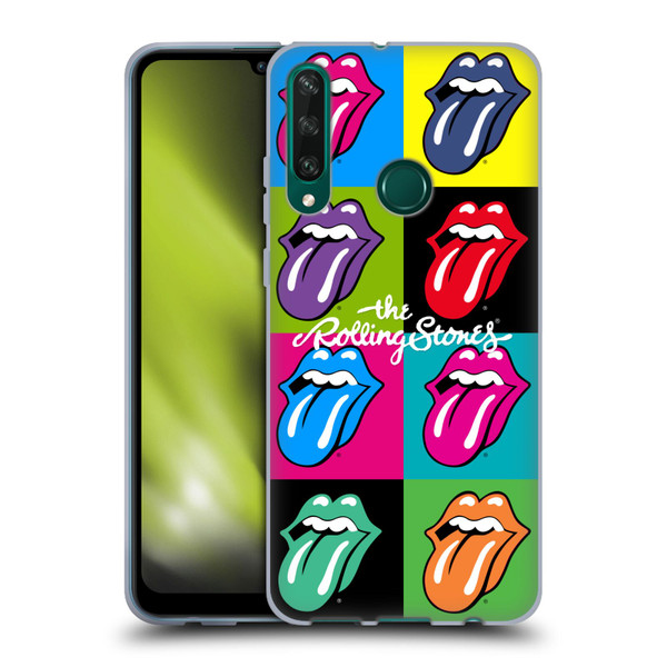 The Rolling Stones Licks Collection Pop Art 1 Soft Gel Case for Huawei Y6p