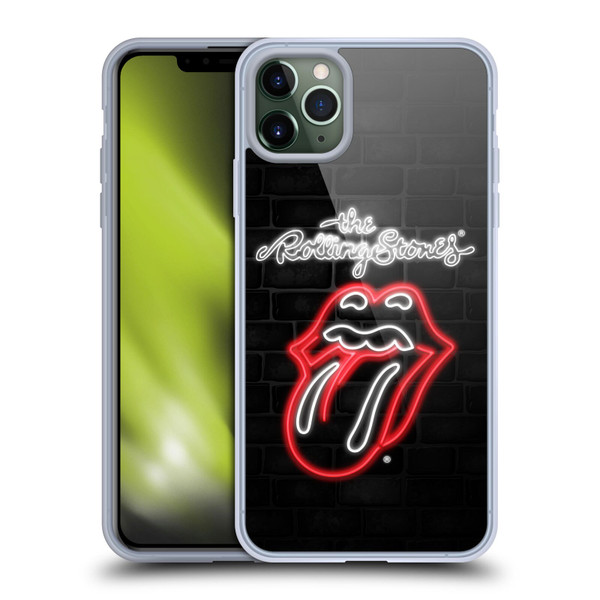 The Rolling Stones Licks Collection Neon Soft Gel Case for Apple iPhone 11 Pro Max